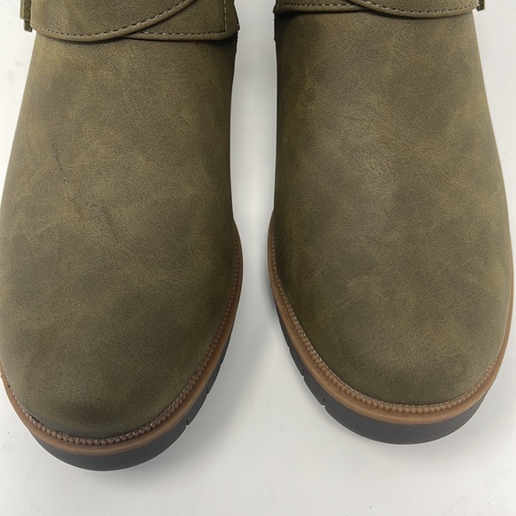 Style & Co. Womens Gabella P Faux Leather Buckle Ankle Boots - Picture 8 of 15